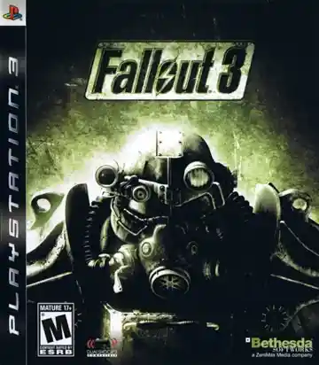 Fallout 3 (USA) (v1.61) (BLUS30185) (Disc) (Update) box cover front